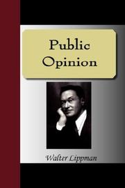 Cover of: Public Opinion