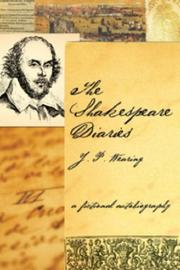 Cover of: The Shakespeare Diaries: A Fictional Autobiography