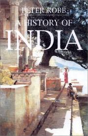 Cover of: A History of India by Peter Robb