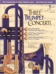 Cover of: Music Minus One Bb Trumpet, Eb Trumpet or D Trumpet: Haydn Concerto in E-flat major, HobVIIe:1; TELEMANN Trumpet Concerto in D; Fasch Trumpet Concerto in D (Sheet Music & 2 CDs)