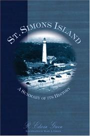 St. Simons Island by R. Edwin Green, Mary A. Green