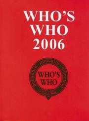 Cover of: Who's Who 2006 (Who's Who)