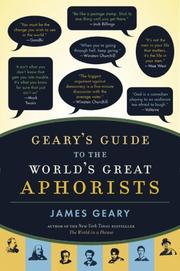 Cover of: Geary's Guide to the World's Great Aphorists