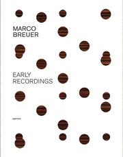 Cover of: Marco Breuer: Early Recordings