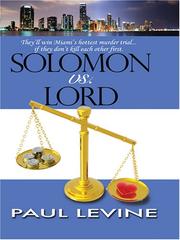 Cover of: Solomon Vs. Lord