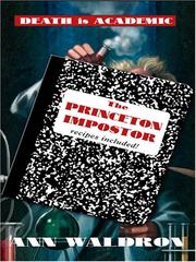 Cover of: The Princeton Impostor by Ann Waldron