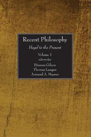 Cover of: Recent Philosophy, 2 Volumes: Hegel to the Present