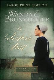 Cover of: A Sister's Test