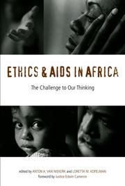 Cover of: Ethics & AIDS in Africa: The Challenge to Our Thinking