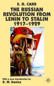 The Russian Revolution : from Lenin to Stalin, 1917-1929