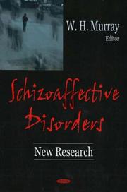 Cover of: Schizoaffective Disorders: New Research