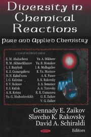 Cover of: Diversity in Chemical Reactions: Pure And Applied Chemistry