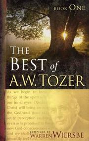 Cover of: The Best of Tozer Book One