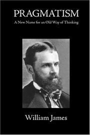 Cover of: Pragmatism by William James