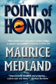 Cover of: POINT OF HONOR by Maurice Medland