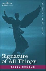 Cover of: Signature of All Things
