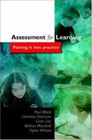 Assessment for learning : putting it into practice