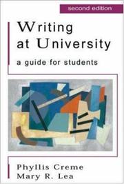 Cover of: Writing at university