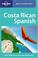 Cover of: Costa Rican Spanish