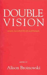 Cover of: Double Vision: Asian Accounts Of Australia