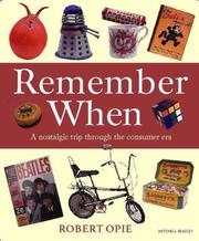 Cover of: Remember when