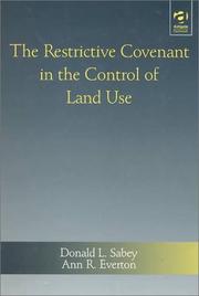 The restrictive covenant in the control of land use