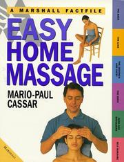 Cover of: Easy Home Massage (Marshall Factfile)