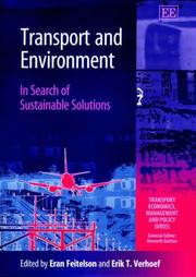 Transport and environment : in search of sustainable solutions