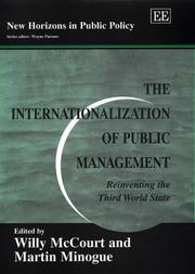 The internationalization of public management : reinventing the Third World state