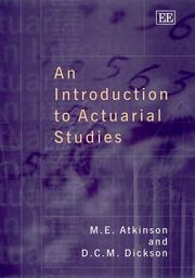 An introduction to actuarial studies