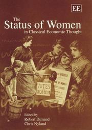Cover of: The status of women in classical economic thought