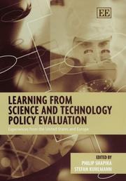 Learning from science and technology policy evaluation : experiences from the United States and Europe