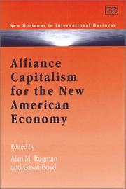 Cover of: Alliance capitalism for the new American economy