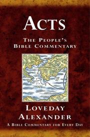 Acts : the people's bible commentary