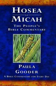 Hosea to Micah : a bible commentary for every day