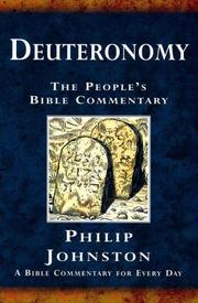 Deuteronomy : the people's Bible commentary. A bible commentary for every day