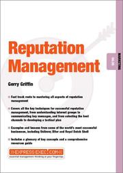 Cover of: Reputation Management by Gerry Griffin