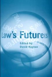 Cover of: Law's Future(S): British Legal Developments in the 21st Century