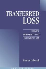 Transferred loss : claiming third party loss in contract law