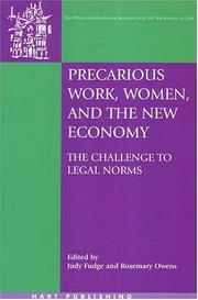 Precarious work, women and the new economy : the challenge to legal norms