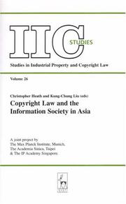 Cover of: Copyright Law And the Information Society in Asia (Iic Studies)