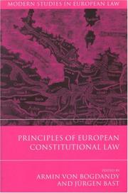 Principles of European consititutional law