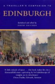 Cover of: A Traveller's Companion to Edinburgh (Travellers Companion)