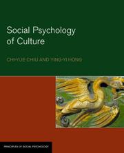 Social psychology of culture