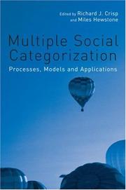 Multiple social categorisation : processes, models and applications