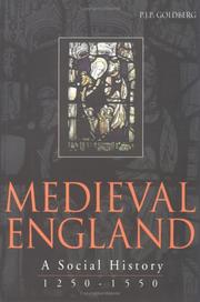 Medieval England : a social history 1250-1550