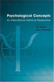 Psychological concepts : an international historical perspective