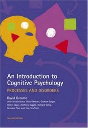 An introduction to cognitive psychology : processes and disorders