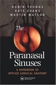 Cover of: The Paranasal Sinuses: A Handbook of Applied Surgical Anatomy
