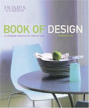 Cover of: Homes & Gardens Book of Design | Matthew Line